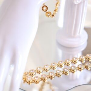 conjunto glamour cristal gold